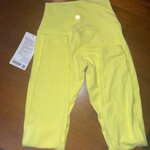 Lululemon Align Leggings Electric Lemon (Yellow) New With Tags Size 4 28 Inch